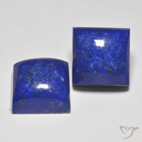 17,83 ct natürliche blauer Lapislazuli-Edelsteine, Quadrat, Lichtundurchlässig