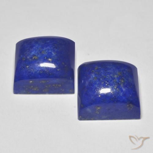 17,83 ct natürliche blauer Lapislazuli-Edelsteine, Quadrat, Lichtundurchlässig