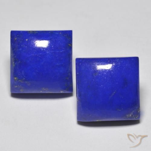 14.81 ct natürliche Hellblau Lapislazuli-Edelsteine, Quadrat, Lichtundurchlässig