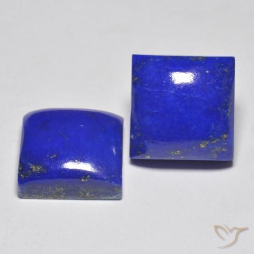 14.81 ct natürliche Hellblau Lapislazuli-Edelsteine, Quadrat, Lichtundurchlässig