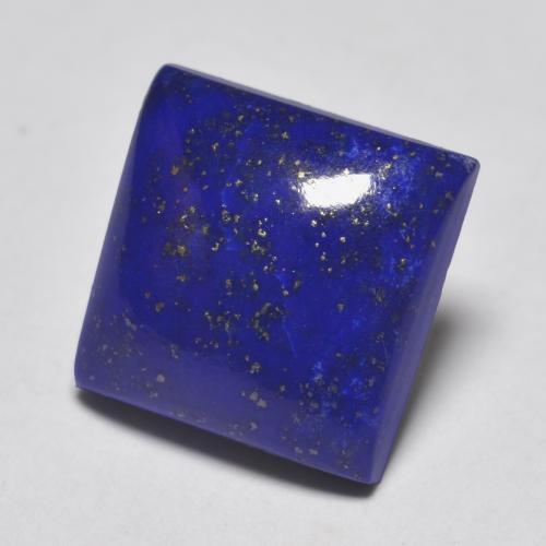 9,17 ctw natürlicher Intensives Marineblau Lapislazuli, Quadrat, Lichtundurchlässig