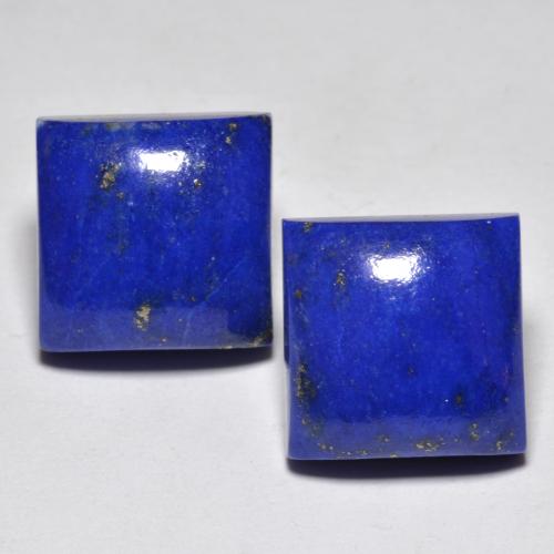 15,18 ct natürliche blauer Lapislazuli-Edelsteine, Quadrat, Lichtundurchlässig