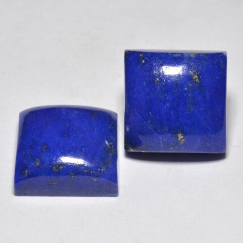 15,18 ct natürliche blauer Lapislazuli-Edelsteine, Quadrat, Lichtundurchlässig