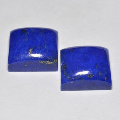 15,18 ct natürliche blauer Lapislazuli-Edelsteine, Quadrat, Lichtundurchlässig