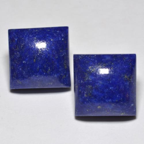 15,66 ct natürliche blauer Lapislazuli-Edelsteine, Quadrat, Lichtundurchlässig