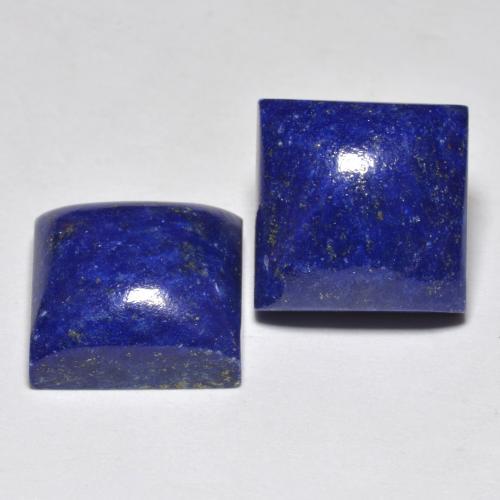15,66 ct natürliche blauer Lapislazuli-Edelsteine, Quadrat, Lichtundurchlässig