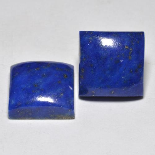 13.61 ct natürliche Intensives Marineblau Lapislazuli-Edelsteine, Quadrat, Lichtundurchlässig