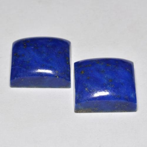 13.61 ct natürliche Intensives Marineblau Lapislazuli-Edelsteine, Quadrat, Lichtundurchlässig