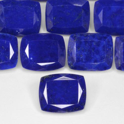 9,17 ctw natürlicher Intensives Marineblau Lapislazuli, Kissen, Lichtundurchlässig