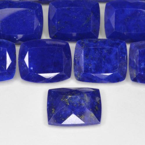 9,17 ctw natürlicher Intensives Marineblau Lapislazuli, Kissen, Lichtundurchlässig