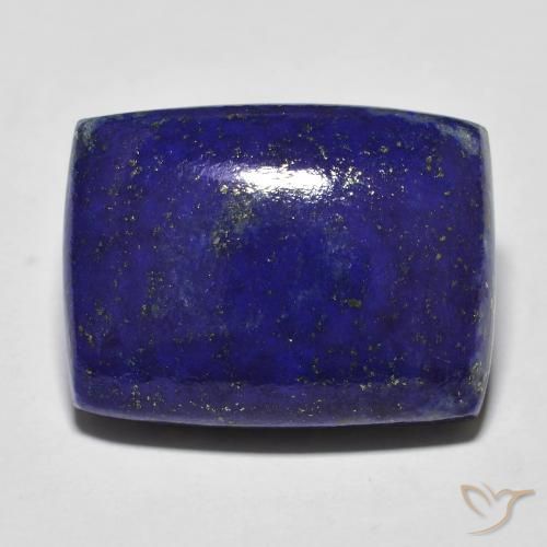 20.42ct Natürlicher tiefblau Lapislazuli, Kissen, Lichtundurchlässig, Photo A