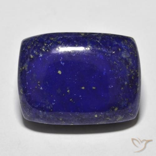 23.73ct Natürlicher tiefblau Lapislazuli, Kissen, Lichtundurchlässig, Photo A