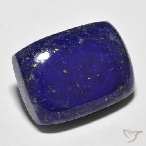 9,17 ctw natürlicher tiefblau Lapislazuli, Kissen, Lichtundurchlässig