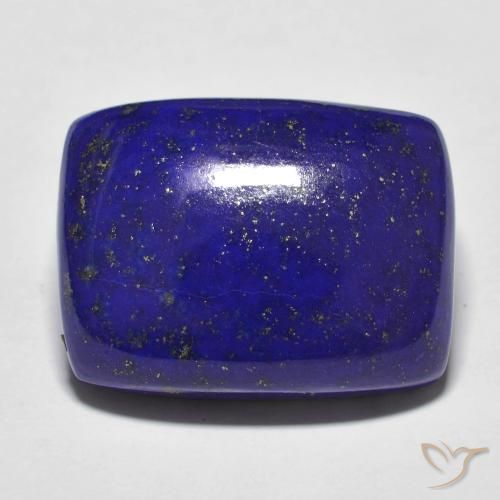 23.05ct Natürlicher tiefblau Lapislazuli, Kissen, Lichtundurchlässig