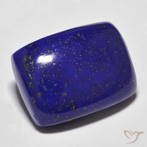 9,17 ctw natürlicher tiefblau Lapislazuli, Kissen, Lichtundurchlässig