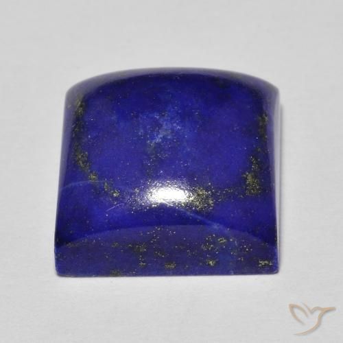 9,17 ctw natürlicher Intensives Marineblau Lapislazuli, Quadrat, Lichtundurchlässig