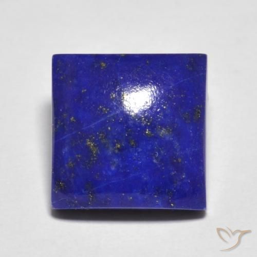 7,03 ctw natürlicher blauer Lapislazuli, Quadrat, Lichtundurchlässig