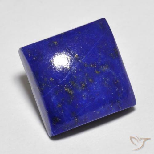7,03 ctw natürlicher blauer Lapislazuli, Quadrat, Lichtundurchlässig