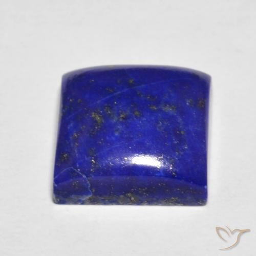7,03 ctw natürlicher blauer Lapislazuli, Quadrat, Lichtundurchlässig