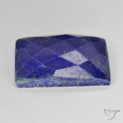 9,17 ctw natürlicher tiefblau Lapislazuli, Baguette, Lichtundurchlässig