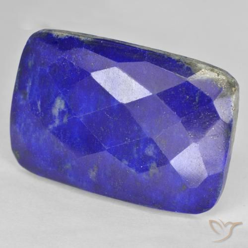 9,17 ctw natürlicher Tiefes ägyptisches Blau Lapislazuli, Kissen, Lichtundurchlässig