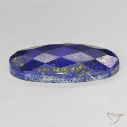 9,17 ctw natürlicher tiefblau Lapislazuli, Oval, Lichtundurchlässig