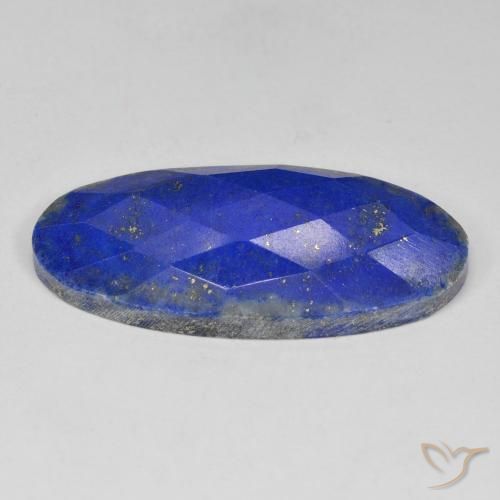 9,17 ctw natürlicher Navy blau Lapislazuli, Oval, Lichtundurchlässig