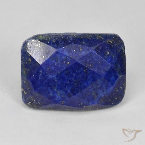 13.47ct Natürlicher dunkelblau Lapislazuli, Kissen, Lichtundurchlässig, Photo A