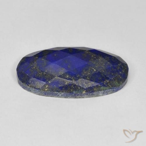9,17 ctw natürlicher Sehr tiefes Blau Lapislazuli, Oval, Lichtundurchlässig
