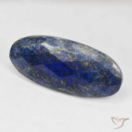 9,17 ctw natürlicher dunkelblau Lapislazuli, Oval, Lichtundurchlässig
