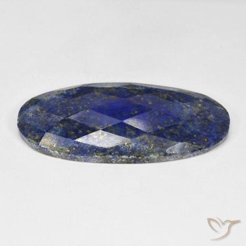 9,17 ctw natürlicher dunkelblau Lapislazuli, Oval, Lichtundurchlässig