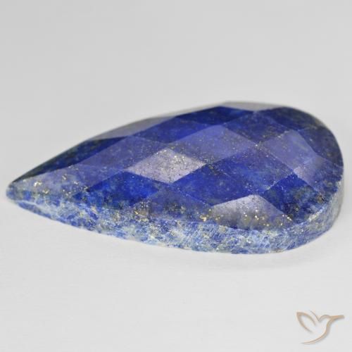 9,17 ctw natürlicher Hellblau Lapislazuli, Birnenform, Lichtundurchlässig