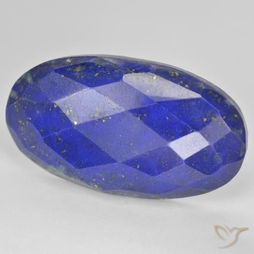 9,17 ctw natürlicher Hellblau Lapislazuli, Oval, Lichtundurchlässig