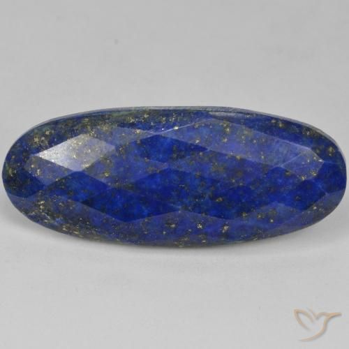27.48ct Natürlicher dunkelblau Lapislazuli, Oval, Lichtundurchlässig