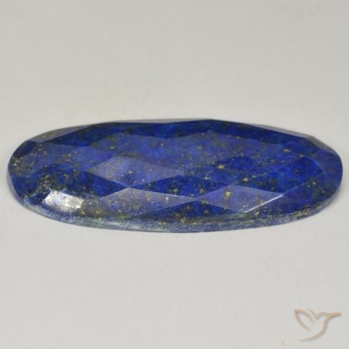 9,17 ctw natürlicher dunkelblau Lapislazuli, Oval, Lichtundurchlässig