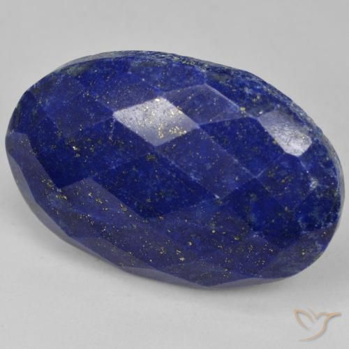 32,58 ctw natürlicher blauer Lapislazuli, Oval Schliff, Lichtundurchlässig
