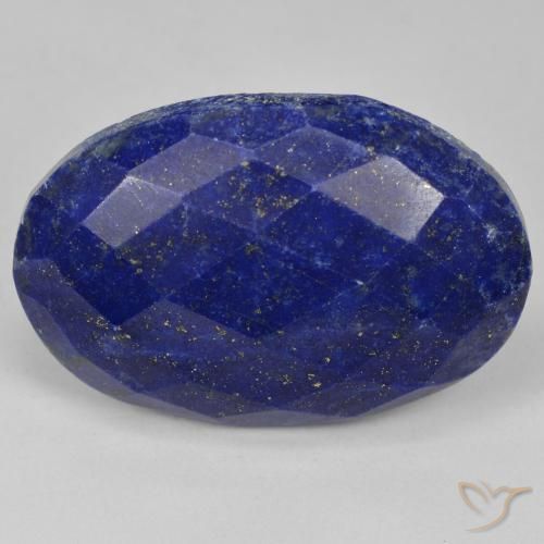 32,58 ctw natürlicher blauer Lapislazuli, Oval Schliff, Lichtundurchlässig