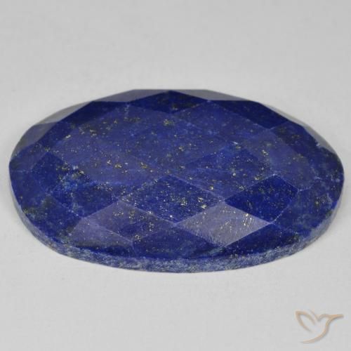 32,58 ctw natürlicher blauer Lapislazuli, Oval Schliff, Lichtundurchlässig