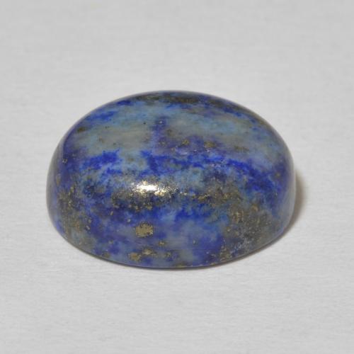 9,17 ctw natürlicher Mittelblau Lapislazuli, Oval, Lichtundurchlässig