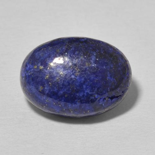 7.50ct Natürlicher dunkelblau Lapislazuli, Oval, Lichtundurchlässig, Photo A