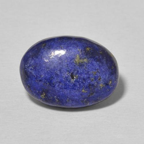 5.58ct Natürlicher tiefblau Lapislazuli, Oval, Lichtundurchlässig
