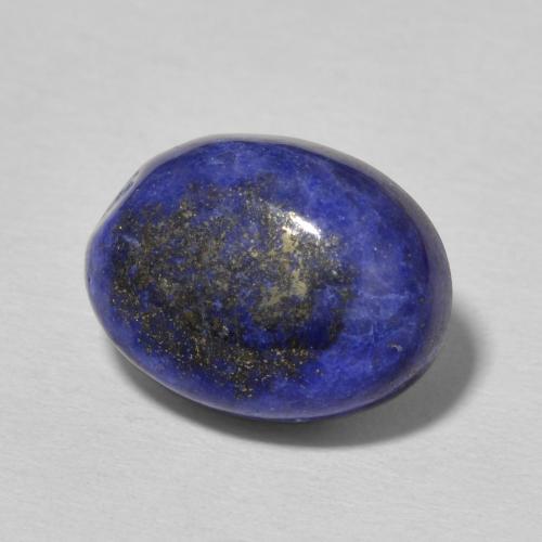 9,17 ctw natürlicher Tiefes ägyptisches Blau Lapislazuli, Oval, Lichtundurchlässig
