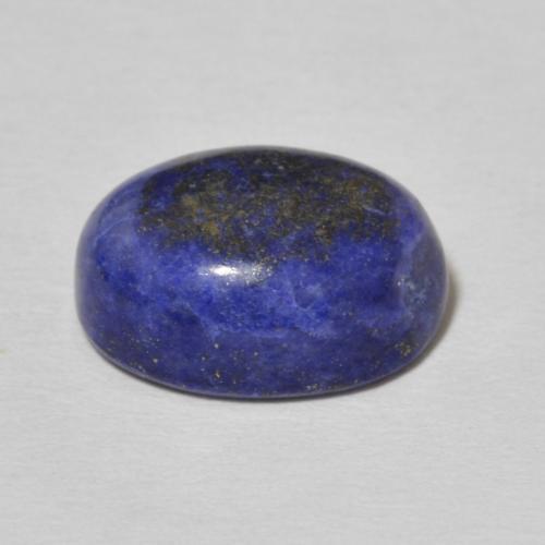 9,17 ctw natürlicher Tiefes ägyptisches Blau Lapislazuli, Oval, Lichtundurchlässig