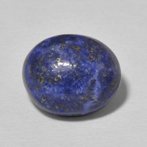 7.21ct Natürlicher Tiefes ägyptisches Blau Lapislazuli, Oval, Lichtundurchlässig