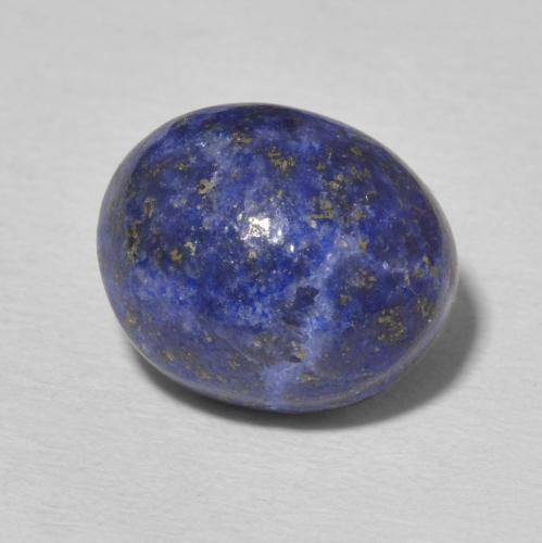 9,17 ctw natürlicher Tiefes ägyptisches Blau Lapislazuli, Oval, Lichtundurchlässig