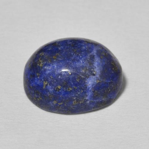 9,17 ctw natürlicher Tiefes ägyptisches Blau Lapislazuli, Oval, Lichtundurchlässig