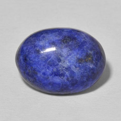 8.35ct Natürlicher tiefblau Lapislazuli, Oval, Lichtundurchlässig