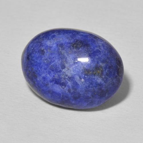 9,17 ctw natürlicher tiefblau Lapislazuli, Oval, Lichtundurchlässig