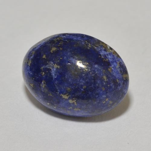 9,17 ctw natürlicher Sehr tiefes Blau Lapislazuli, Oval, Lichtundurchlässig