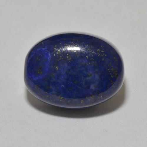 11.60ct Natürlicher Navy blau Lapislazuli, Oval, Lichtundurchlässig